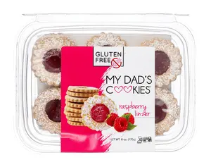 Gluten Free Raspberry Linzer Cookies
