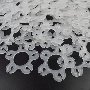 50pcs Wedding Birthday Party Supplies Balloon Accessories Plum Blossom Clip Balloon Multi-Function Ring Buckle Balloon Arch Buckle Shape Clip