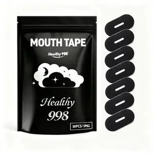 Healthy998 Mouth Tape & Strips Set for Mouth Breathing 30-Day Supply Anti-Slip Comfortable Skin-Friendly Material 1 PKG Ideal for Summer