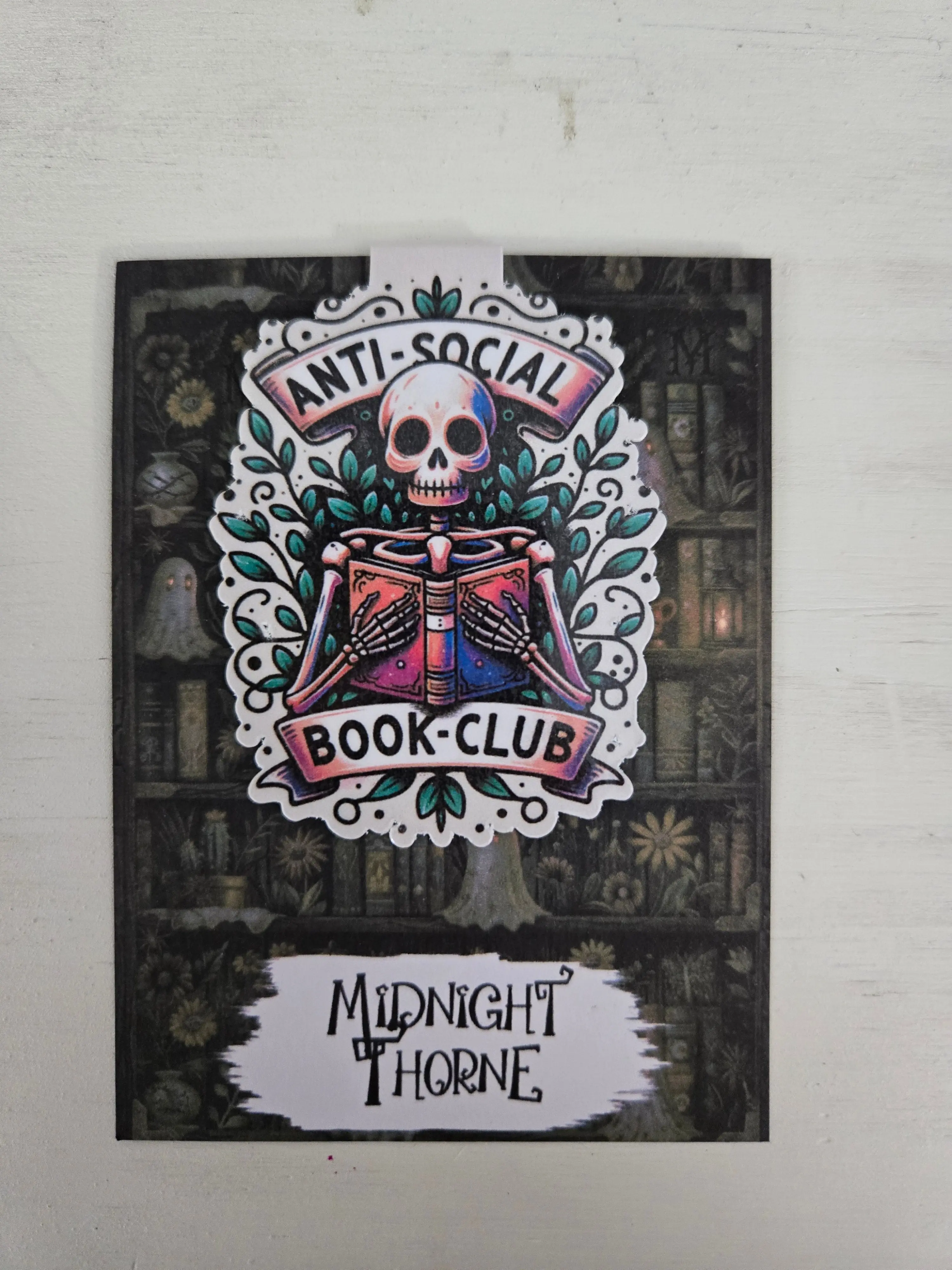 Anti Social Book Club Leaves - Magnetic Bookmark