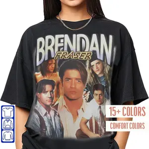 RETRO BRENDAN FRASER Unisex Shirts,Brendan Fraser Vintage Shirt