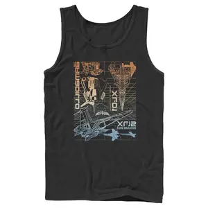 Men's Lightyear Star Command Ships Tank Top