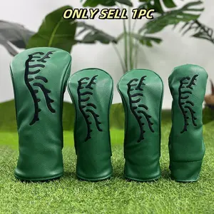 Golf Club Head Cover, 3 Counts/set Tiger Pattern Golf Club Protective Cover, Waterproof & Durable Golf Accessories for Golf Fans, Family, and Friends