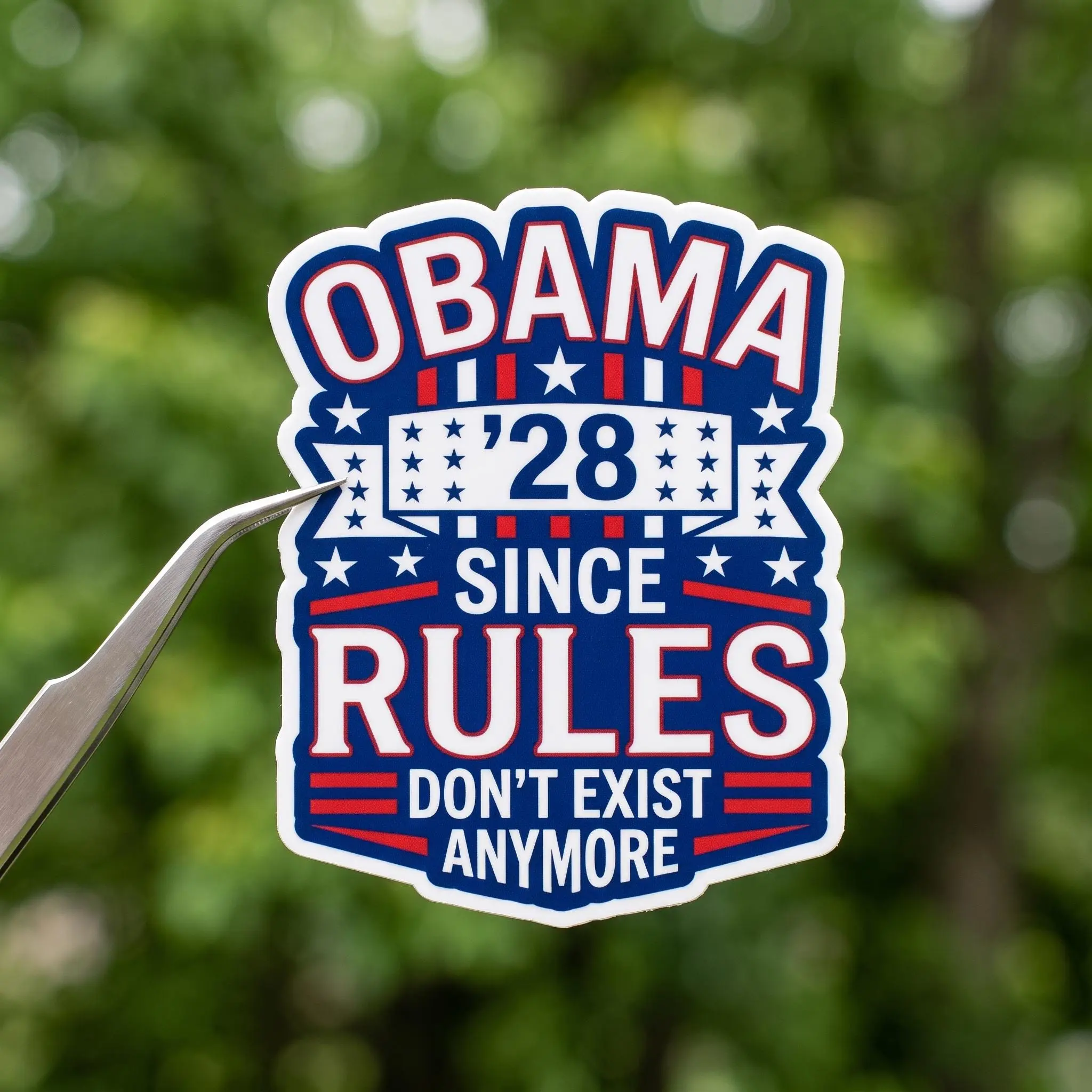 Since Rules Don’t Exist Sticker, Funny 2028 Sticker, Democrats Sticker, Laptop Phone or Water Bottle Sport Decal-  Novara Studio