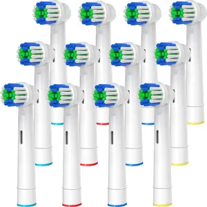 GENKENT Replacement Toothbrush Heads Compatible with Oral B Braun, 12 Pcs Professional Electric Toothbrush Heads Brush Heads Compatible with Oral B Replacement Heads Refill 7000/Pro 1000/9600/500/3000/8000