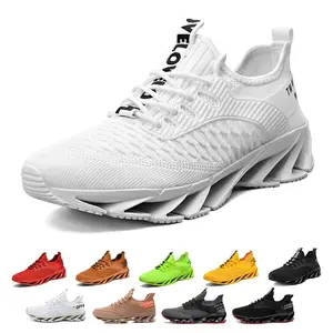 Tallboost Sneakers Height Boosting Shoes for Men Mens Tallboost Shoes Walking Shoes Comfort Non Slip Breathable Knit Slip On Sneakers(WhiteUS 10)