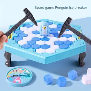 Interactive Penguin Ice Break Board Game, Family Fun Strategy Table Game, Educational Thinking Skills Development Toy, Perfect for Christmas, Halloween, Birthday Gifts
