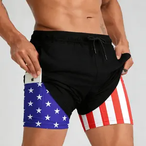 ABSECAI Men's 2-in-1 Swim Trunks,Compression Liner 6",Quick Dry,Double Pockets,TikTok Trend,quick dry swim truk eeshorts,clothing shorts,streetwear,stylebeach swimminng,Shorts for Summer,Outdoorfun,Summervibes fathersdaygift
