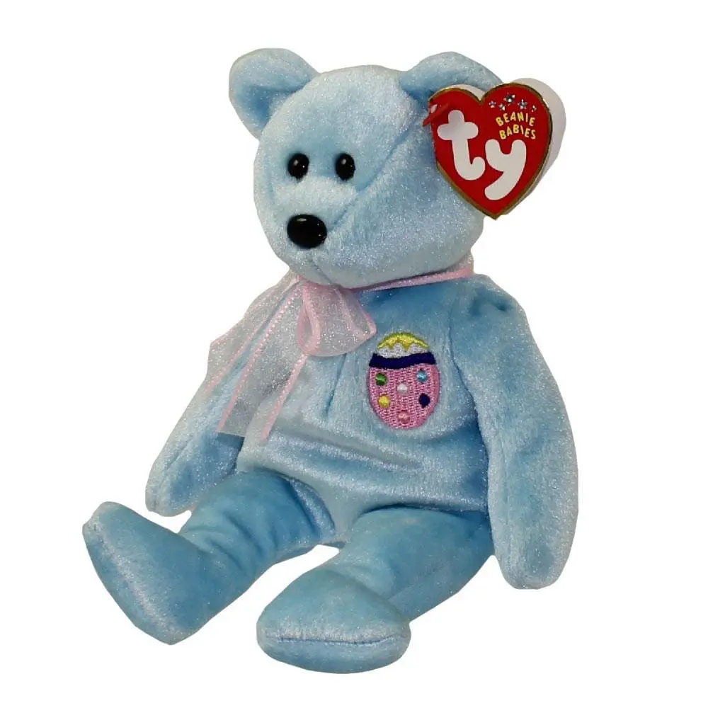 TY Beanie Baby - EGGS II the Easter Bear (8.5 inch) (2001) - MWMTs