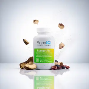 SensIQ Longevity Capsules - Support Long-Term Brain Health & Cognitive Performance - Nootropics & Adaptogens Supplement