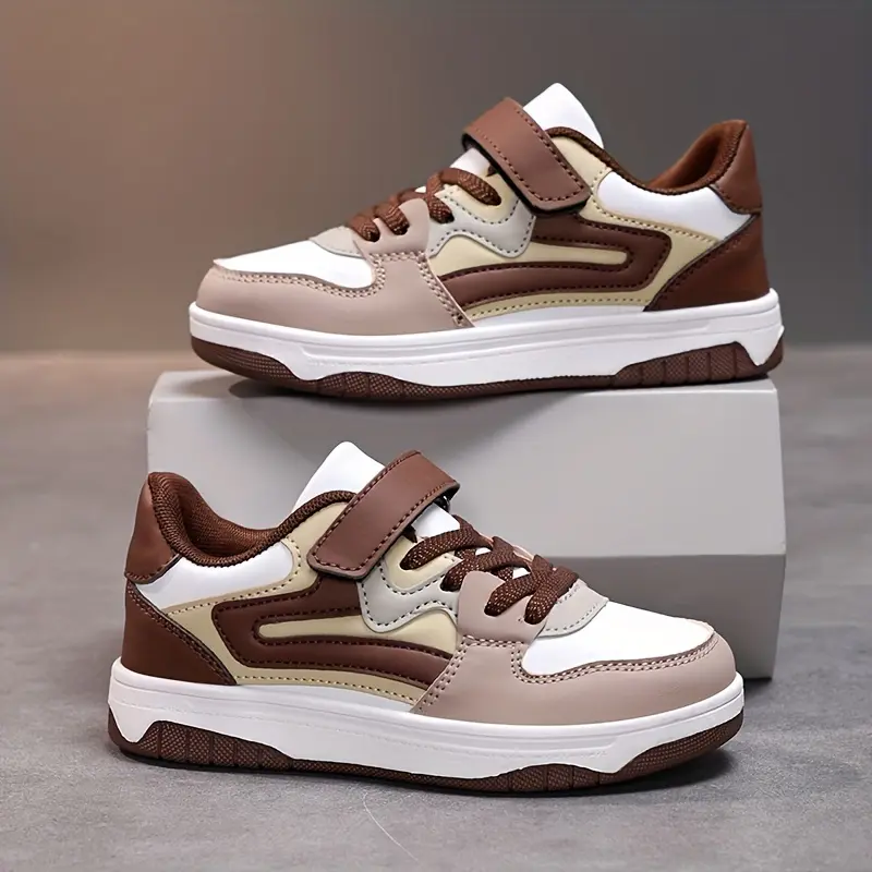 Boys' Polyester Versatile Sneakers, 2024 New Big Kids Fashion Casual Shoes, Breathable Toddler Walking Trainers-DMA