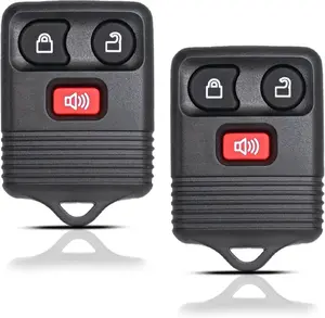 2 Key Fob Remote Replacement Fits for 1998-2016 Ford F150 F250 F350 Ranger Escape Explorer Focus E150 Expedition,Mazda,Lincoln MKZ MKX CWTWB1U345 CWTWB1U33 Keyless Entry Remote Control