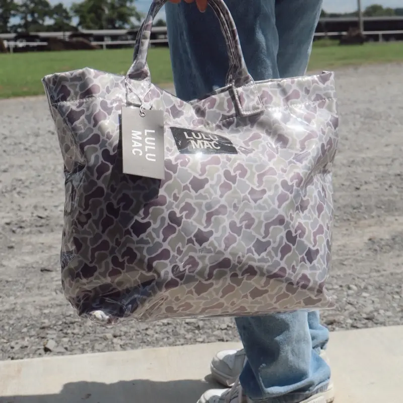 Lulu Mac light camo tote bag