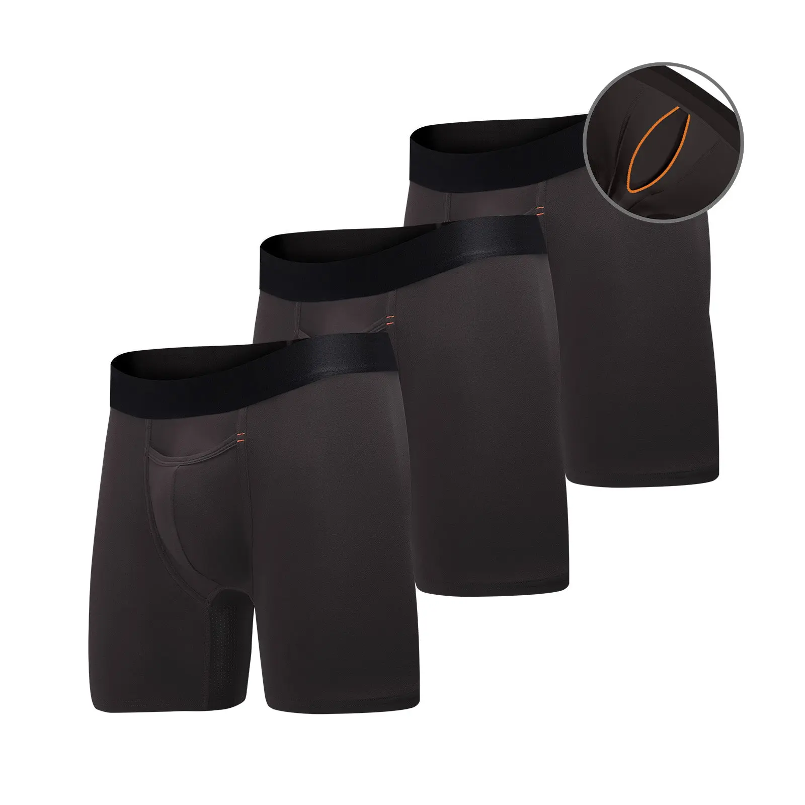 Light As Air Boxer Brief for Men, Patented Ball Pouch Underwear, No Ride Up Legs, Sweat-Wicking, Quick-Drying, Ultra Soft men's boxer briefs