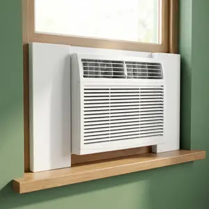 Window Air Conditioner, 2 Pieces of Surface Insulation EVA Board, 17 inches * 10 inches, Simple installation design, Summer/Winter Heat and Draft Insulating,Two-Piece Panels Window Seal
