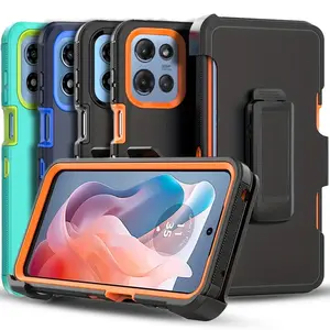 for Moto G 2025 Case Phone Cover Heavy Duty Fit with Glass Screen Protector