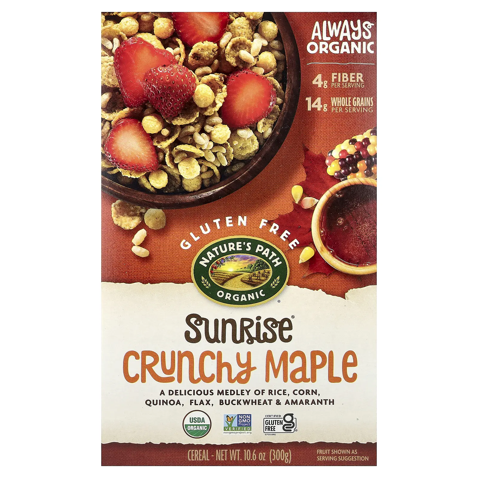 Nature's Path Organic Sunrise Crunchy Maple Cereal, 10.6 oz (300 g)