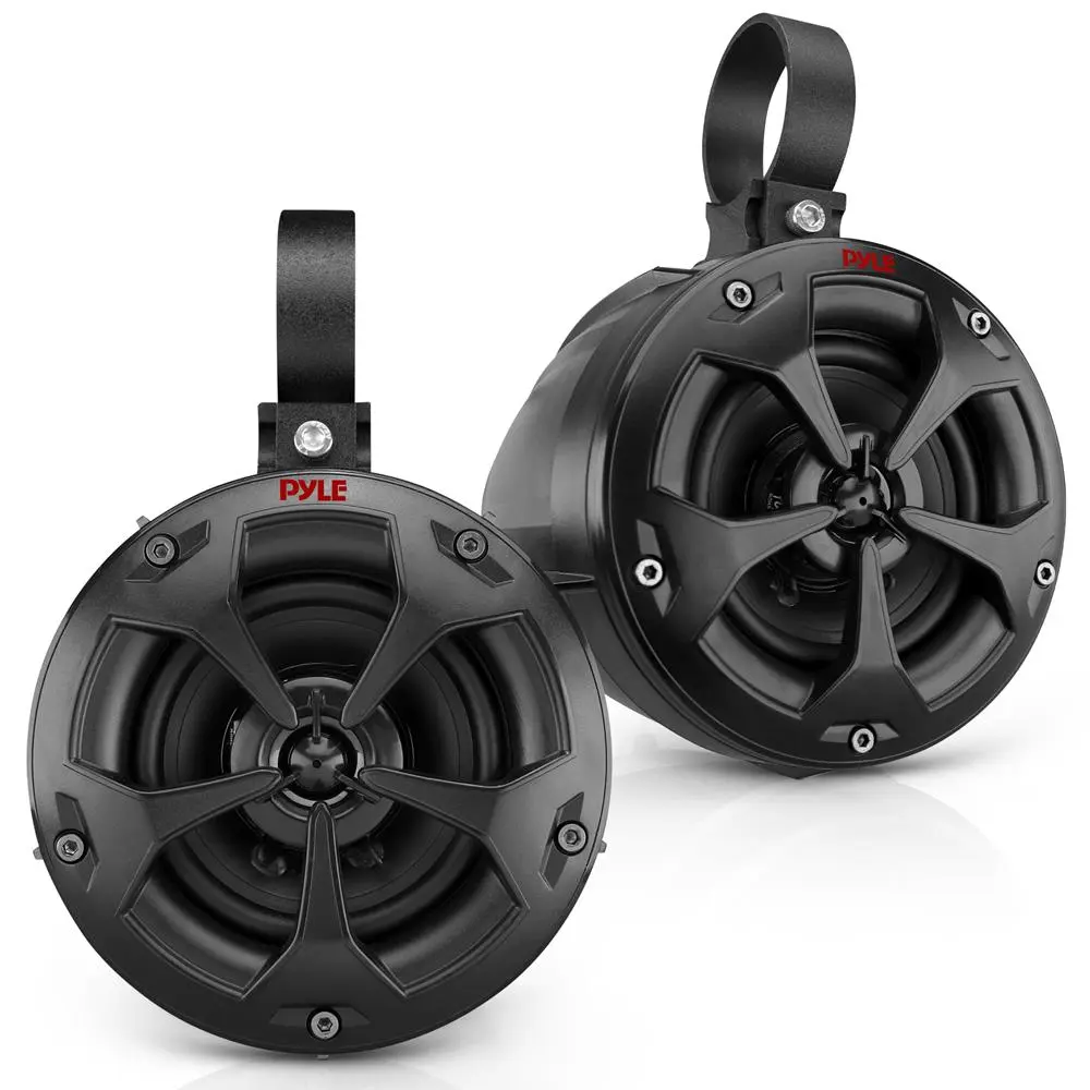 2-Way Waterproof Off-Road Speakers | 800W Marine Grade Weatherproof Audio System with Roll Cage Mount - For ATV, UTV, Jeep & Boat