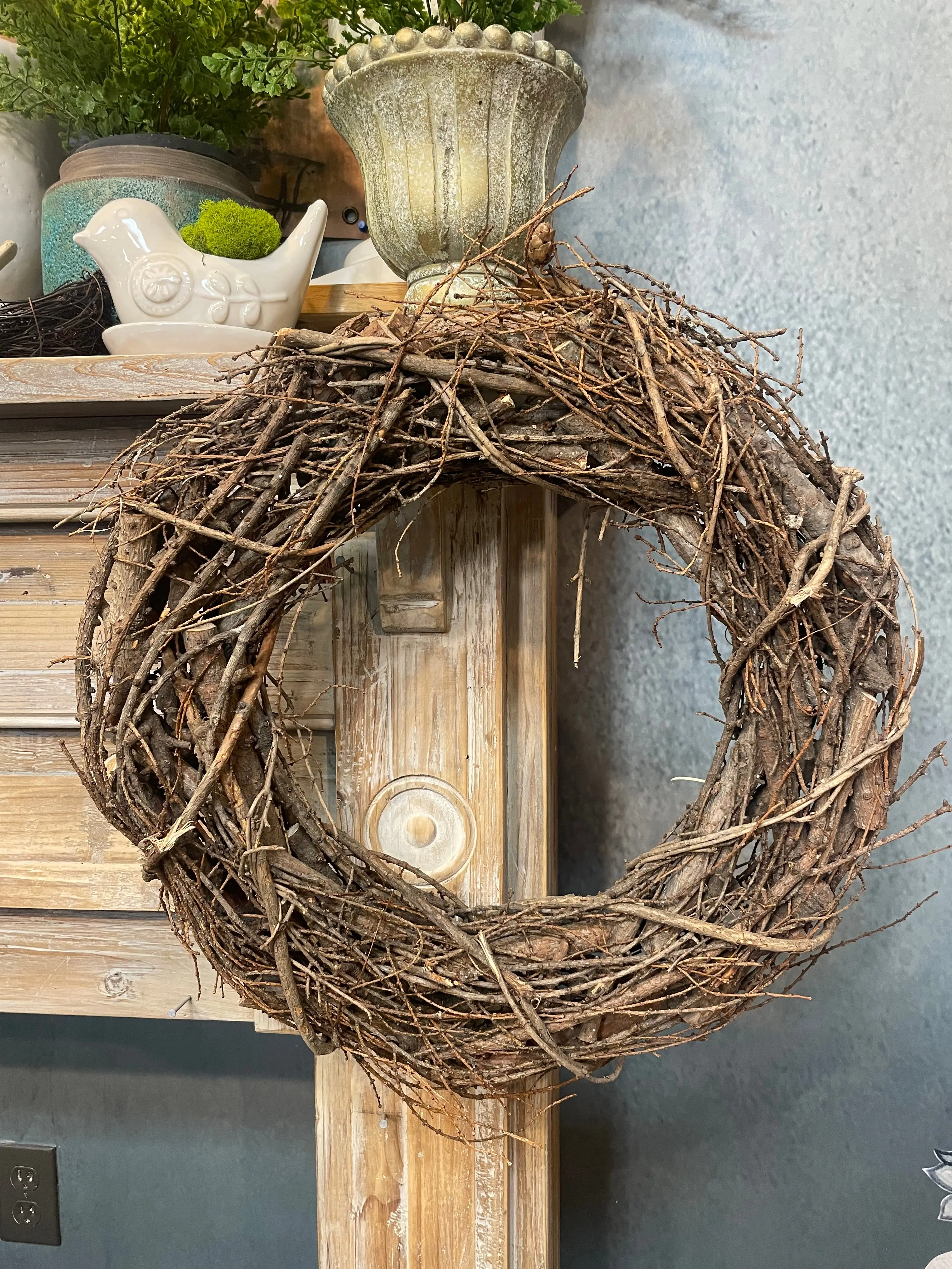 Pine and Nanmu Twig Wreath