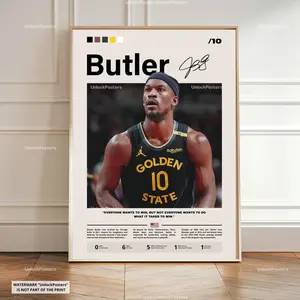 Jimmy Butler  Poster Home Gym Decor, Motivation Wall Art, Motivational Print