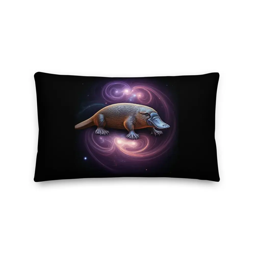 Galactic Platypus Pillow