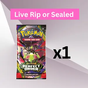 Perfect Order TCG x 1 - English Booster Packs NEW Factory Sealed TCG Cards (1)