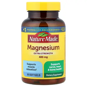 Nature Made Magnesium, 400 mg, 60 Softgels