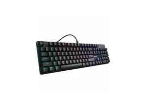 Acer Nitro Gen 2 Wired Gaming Keyboard - Blue Switches, RGB Backlit, 104-Key Full Size, Clicky & Tactile, Anti-Ghosting, Metal Top Plate, USB Wired
