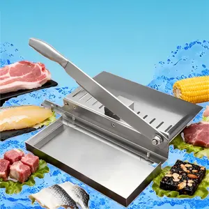 Portable Outdoor Kitchen Meat Cutter Labor-Saving Gadget for Camping Picnic & Backpacking Multifunctional Manual Meat Cutter for Home & Outdoor Use