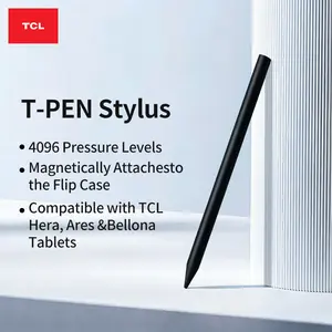 TCL T-Pen Stylus for NXTPAPER 14, NXTPAPER 11 Gen 2 & Other Series, Digital Pen with 4096 Pressure Levels, Ultra-Low Latency, Extended Battery Life, Replaceable Tip, Black