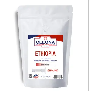 Ethiopia Yirgacheffe, a Single Origin Light Roast Coffee With Fruity and Chocolatey Tasting Notes