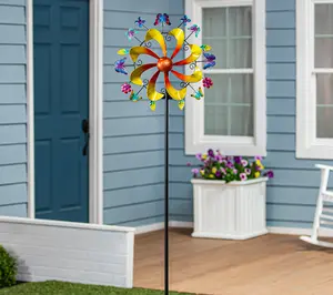 Plow & Hearth Interchangeable Garden Wind Spinner