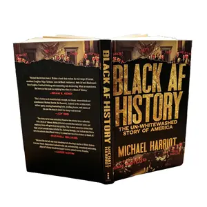 Notebook Black AF History: The Un-Whitewashed Story of America by Michael Harriot - Uncensored American History Book vertical planner checklist schedule a5 vintage