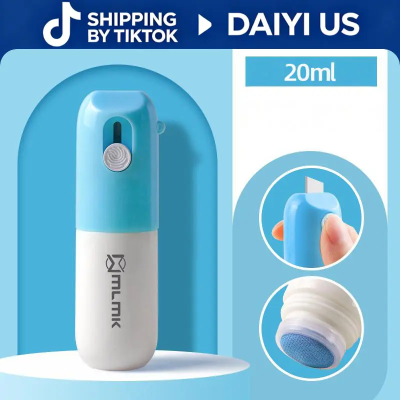 2 Pcs Thermal Paper Correction Fluid with Parcel Opener, 2 in 1 Anti Information Leakage Erase Device, Portable Personal Privacy Protection Artifact for Package Labels