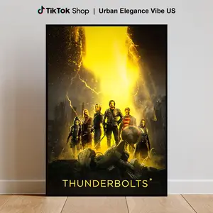 Thunderbolts Unframed Poster High Quality Heroic Team Wall Art for Living Room Game Room or Home Theater Decor for Action Movie Fans