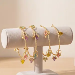 4 Pcs Kashmiri Ghungroo Bangles Set • Gold Indian Bangle with Multicolor Charms for Wedding & Party Wear