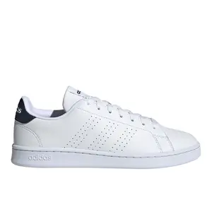 adidas Mens Advantage Lace Up Sneakers Shoes Casual - White