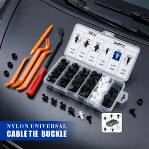 100Car Self-Tapping Screw Set, Retaining Clips andSelf-Tapping Screws Suitable for Cars,Motorcycles,Atvs,and Mopeds, U-Type Fastenerswith Anti-Rust Properties,Automotive Accessories Vehicle Interior