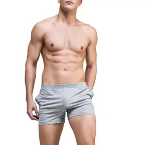 Mens 3" Inseam Short Running Shorts Lightweight Cotton Casual Shorts with Slant Pockets for Gym and Athletic Workout