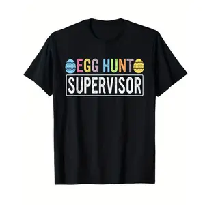 Hunt Supervisor Matching Hunting Mom Dad Easter Day-ShirtFashionable Items Suitable Both Men And Women, Gifts Easter Gifts