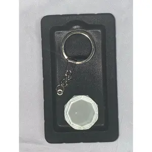 Sublimation crystal keychain