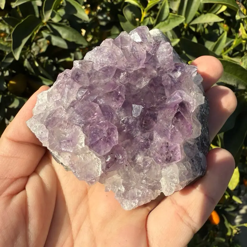 Large Purple Amethyst Crystal from Brazil,Amethyst Crystal, Purple Quartz,Cluster,Specimen,Purple Crystals,Amethyst Cluster