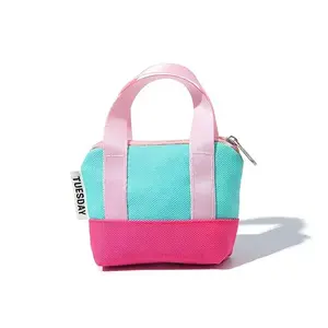 👜 Mini Canvas Storage Bag｜Cute Zip Pouch for Earphones, Cables, Cards, Everyday Carry, Women and Girls