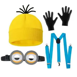 Costume Set Upgrade, Outfit, Hat Gloves Glasses Belt, Festive Party Accessories, Halloween, Retro, Pool, Beach, Music Festival, Nightclub