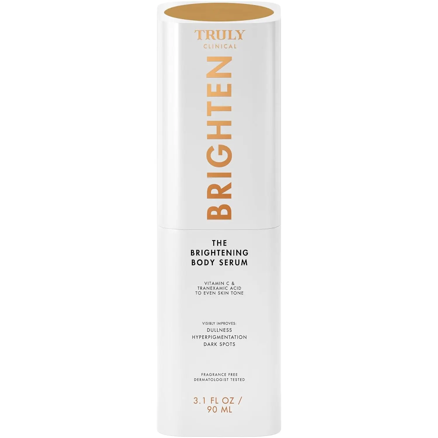 Truly Beauty Brightening Body Serum | Dark Spot Corrector for Body & Thighs | Vitamin C & Tranexamic Acid | Helps Fade Hyperpigmentation, Dark Spots & Uneven Skin Tone | Clinical Strength Formula