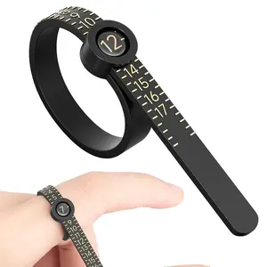 Ring Sizer Measuring Tape with Magnifier, Reusable Finger Size Measurement Tool, Jewelry Measurement Tool, Must-Buy Before Buying Rings