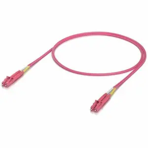 Ubiquiti UACC-OFC-M2-LULU-1M Duplex LC Fiber Optic Cable - 3.3 ft, 2x LC/UPC Male, OM4, LSZH Jacket, Low-Loss Connectivity, Precise Alignment for Data Centres, Network Devices, High-Bandwidth Networks (0.5-30 m Compatible)