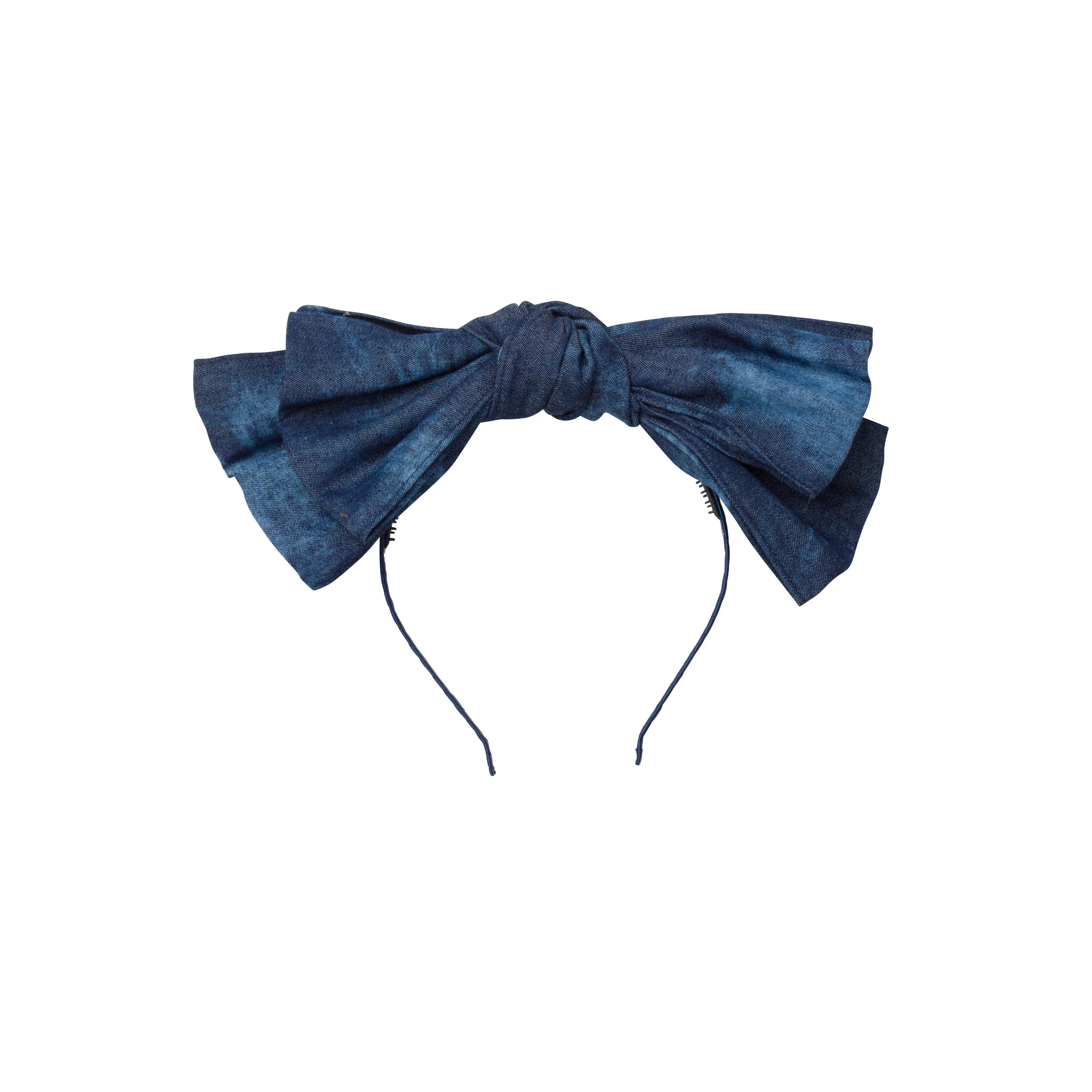 Floppy Denim Headband - Invisible Tye Dye