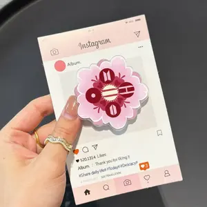 BTAN "Arirang" Flower Magnetic Phone Grip, Aesthetic K Pop Floral Magsafe Kickstand, Trendy Retro Korean Culture Fan Gift