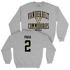 Vanderbilt Football Sport Grey Classic Crew - Diego Pavia